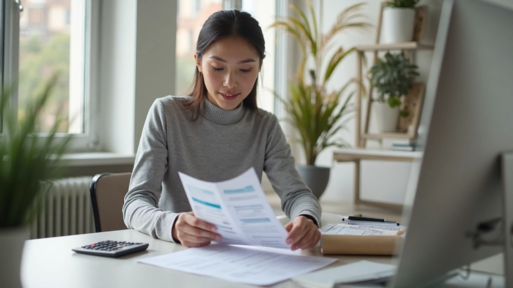 Профессиональное рабочее пространство с финансовыми документами и калькулятором