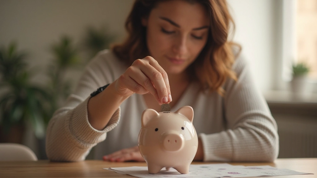 Копилка с монетами, символизирующая накопления и сбережения